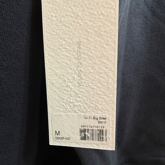 LABEL Go-To Crew W Black SZ M, NWT - Picture 8 of 8